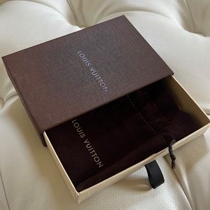 LV Drawer Box & Jewelry Bag